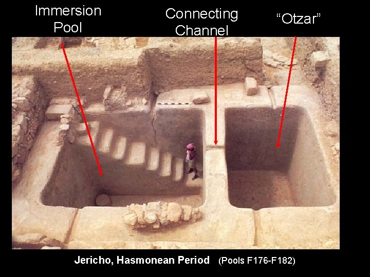 Immersion Pool Connecting Channel “Otzar” Jericho, Hasmonean Period (Pools F 176 -F 182) 