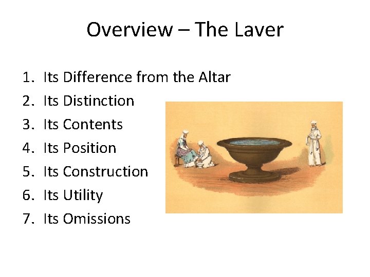 Overview – The Laver 1. 2. 3. 4. 5. 6. 7. Its Difference from