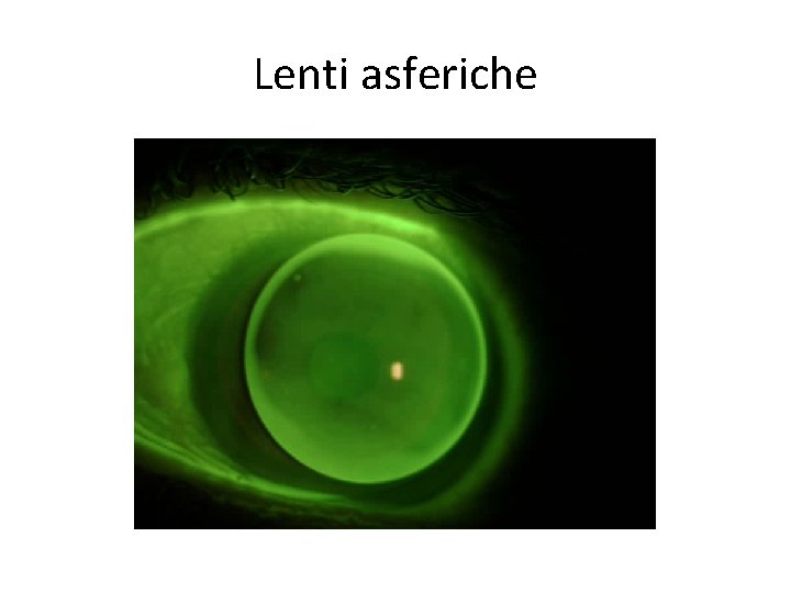 Lenti asferiche 