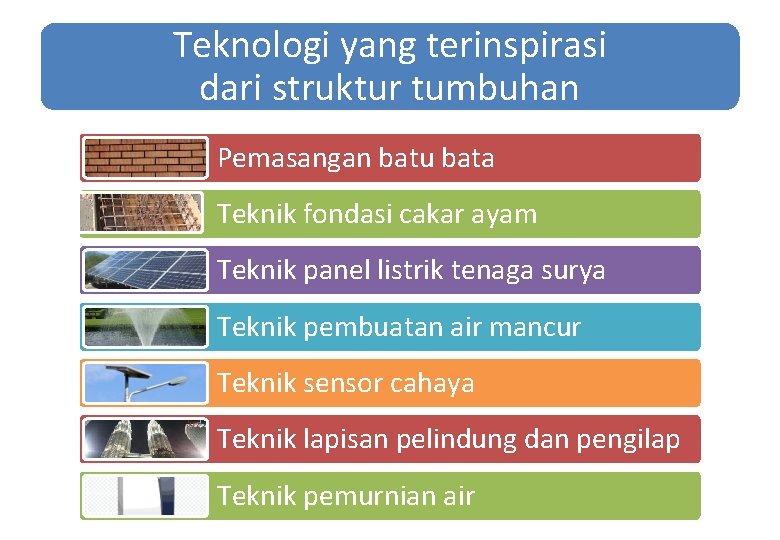Teknologi yang terinspirasi dari struktur tumbuhan Pemasangan batu bata Teknik fondasi cakar ayam Teknik Teknologi yang terinspirasi dari struktur tumbuhan Pemasangan batu bata Teknik fondasi cakar ayam Teknik