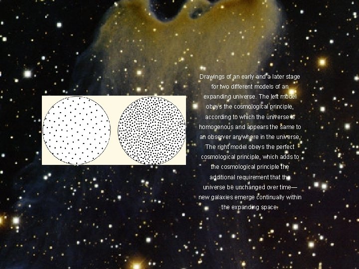 Drawings of an early and a later stage for two different models of an