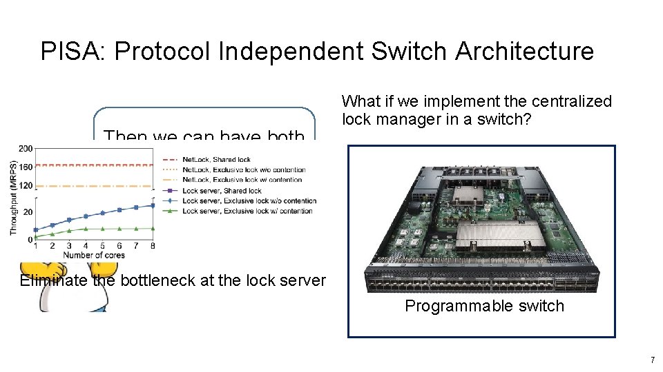 PISA: Protocol Independent Switch Architecture Then we can have both advantages! What if we