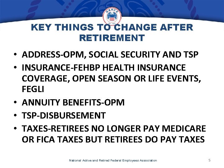 NARFE REGION X CONFERENCE October 10 October 12