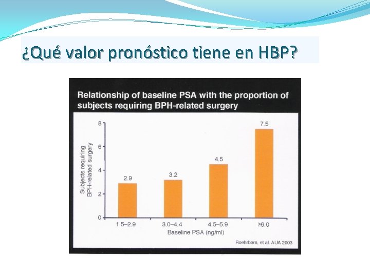 ¿Qué valor pronóstico tiene en HBP? 