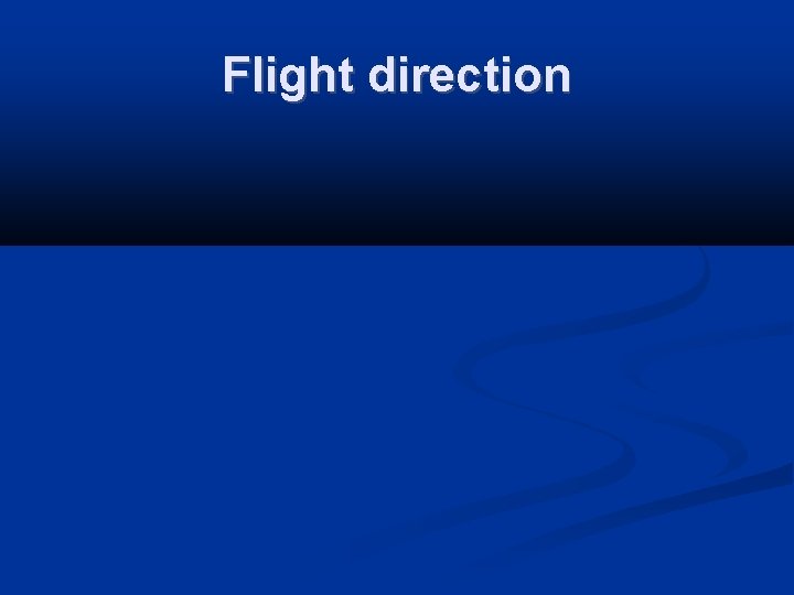 Flight direction 