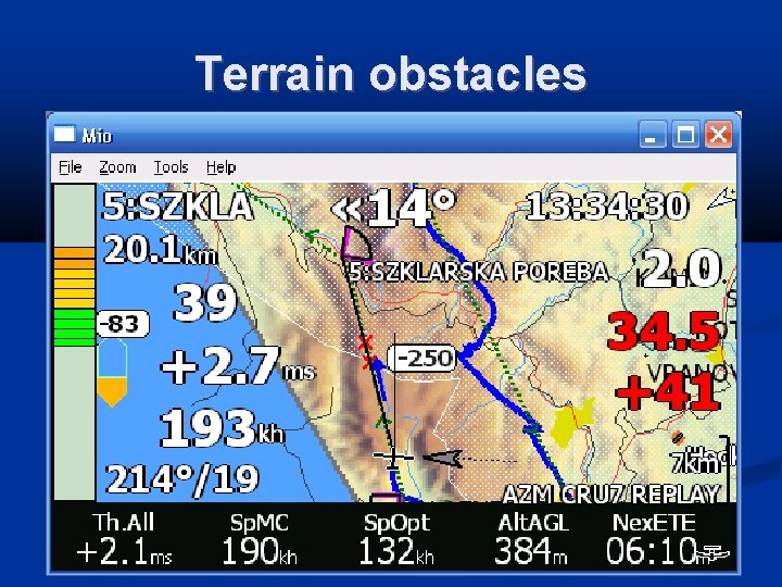 Terrain obstacles 