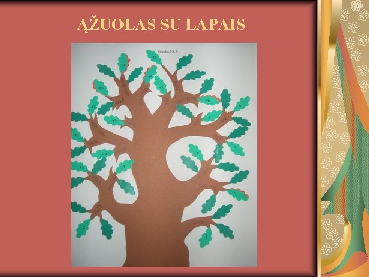 ĄŽUOLAS SU LAPAIS 