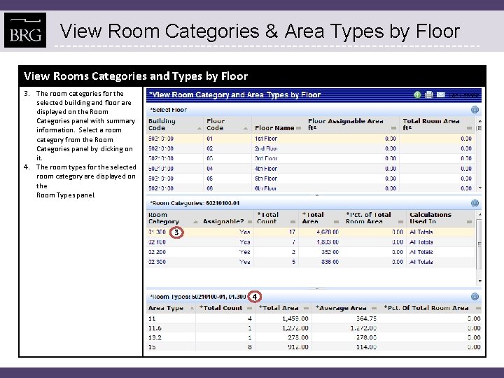 View Room Categories & Area Types by Floor View Rooms Categories and Types by