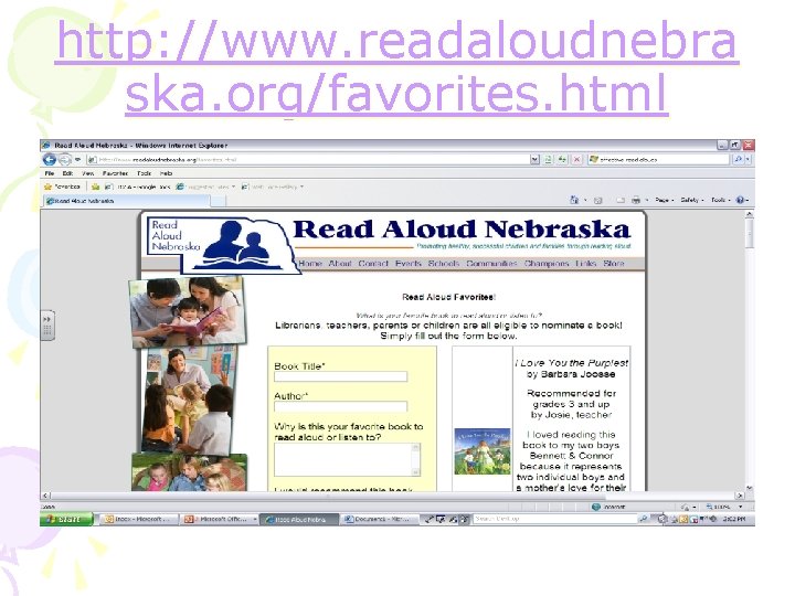http: //www. readaloudnebra ska. org/favorites. html 