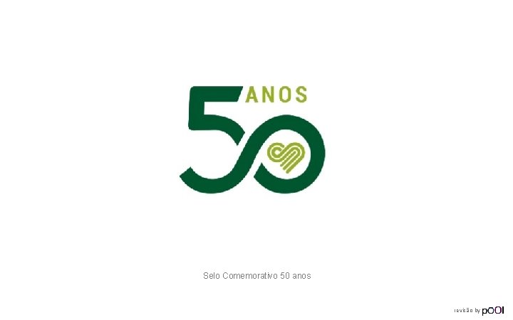 NOVA LOGOMARCA Selo Comemorativo 50 anos revisão by 