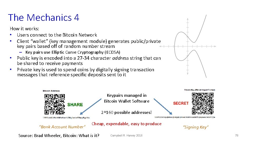 The Mechanics 4 How it works: • Users connect to the Bitcoin Network •