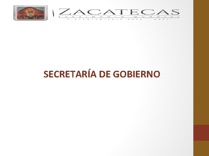 SECRETARÍA DE GOBIERNO 