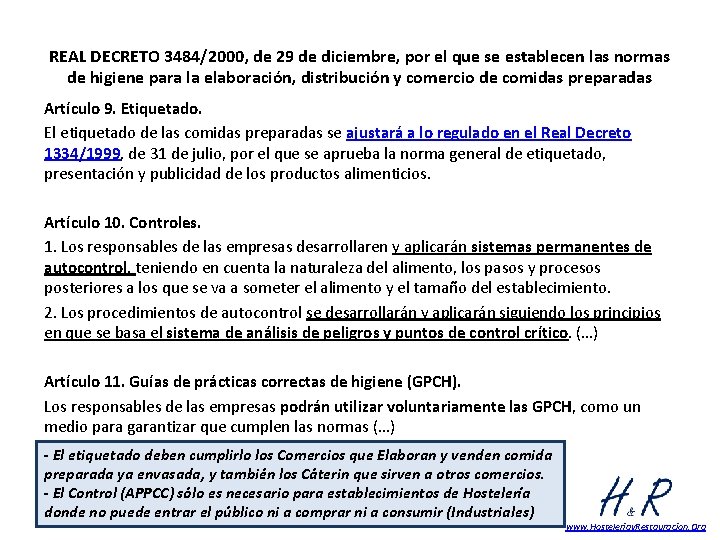 REAL DECRETO 3484/2000, de 29 de diciembre, por el que se establecen las normas