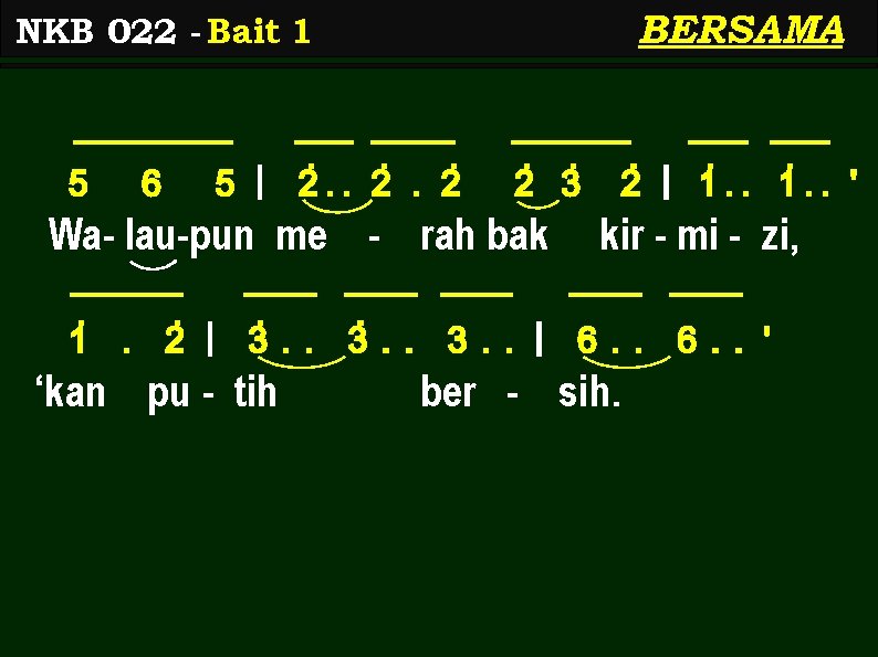 BERSAMA NKB 022 - Bait 1 5 6 5 | 2>. . 2> 2>