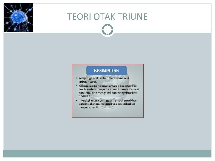 TEORI OTAK TRIUNE 