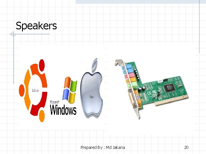 Speakers Prepared By : Md Jakaria 20 