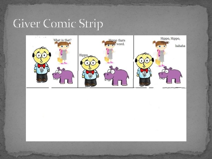 Giver Comic Strip 