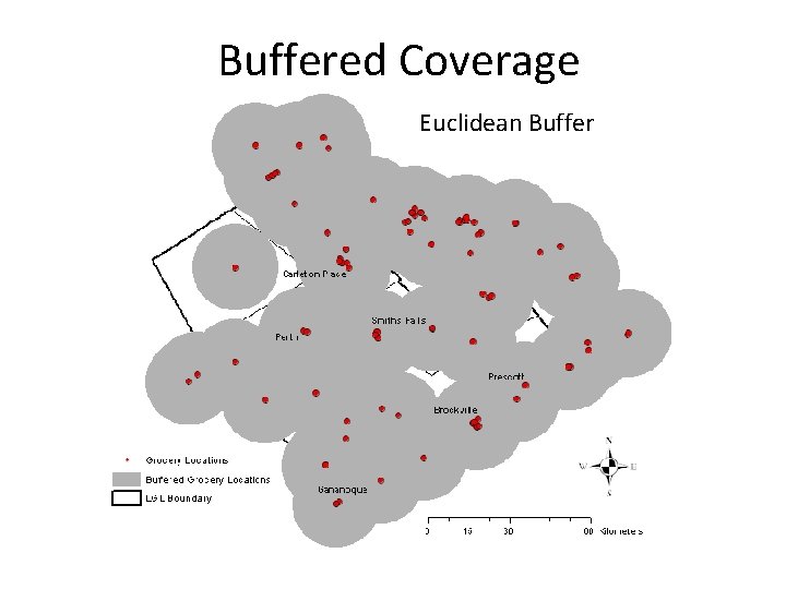 Buffered Coverage Euclidean Buffer 