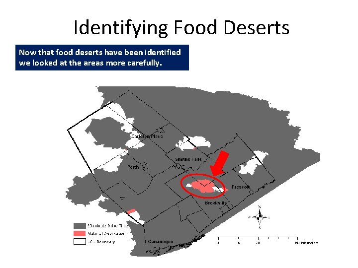 Identifying Food Deserts Now that food deserts have been identified we looked at the