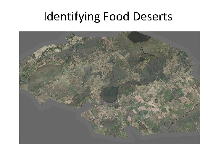 Identifying Food Deserts 