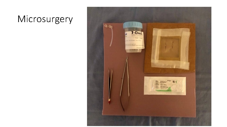 Microsurgery 