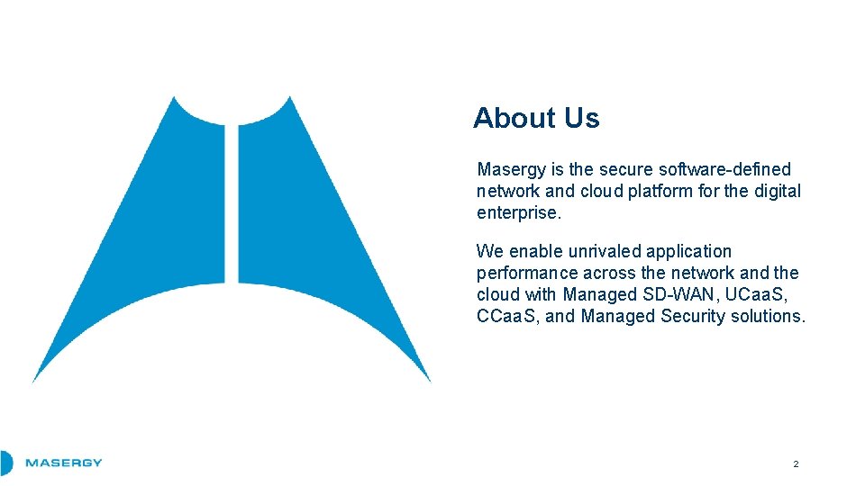 About Us Masergy is the secure software-defined network and cloud platform for the digital