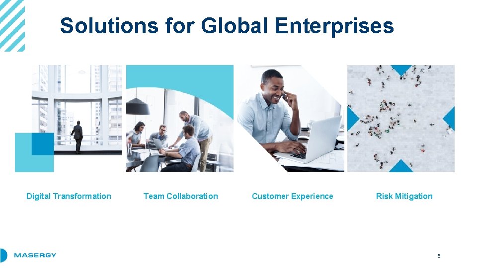 Solutions for Global Enterprises Digital Transformation Team Collaboration Customer Experience Risk Mitigation 5 