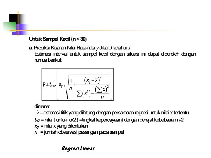 Regresi Linear 