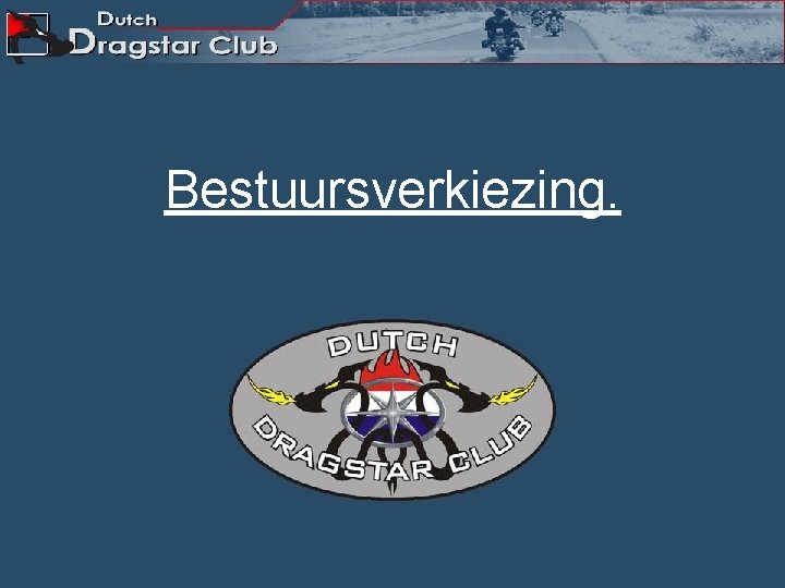 Bestuursverkiezing. 