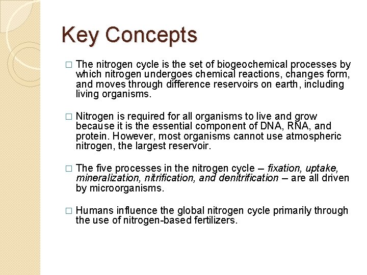 Biogeochemical Nitrogen Cycle By Patrick Greenwood Tyler Morris