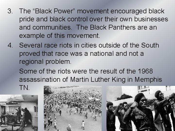 Notes The Civil Rights Movement The Beginning of