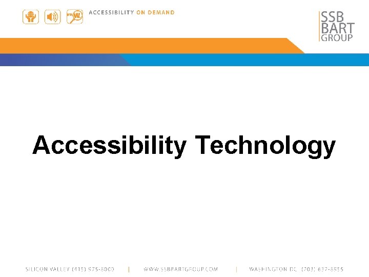 Accessibility Technology 