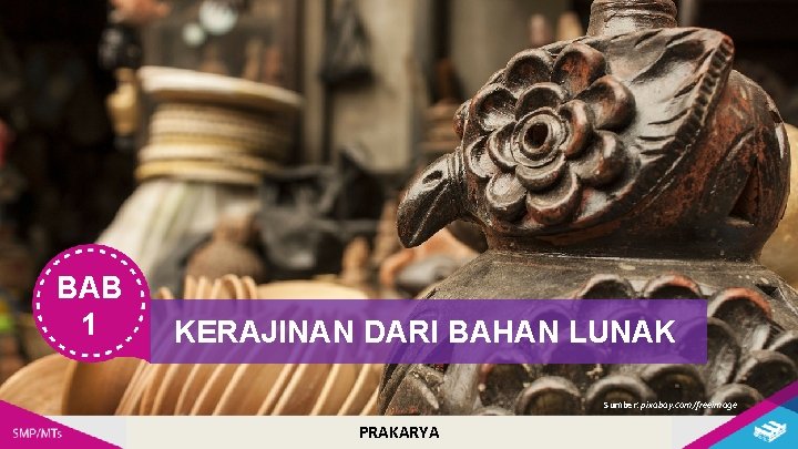 BAB 1 KERAJINAN DARI BAHAN LUNAK Sumber: pixabay. com/freeimage PRAKARYA 