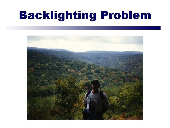 Backlighting Problem 