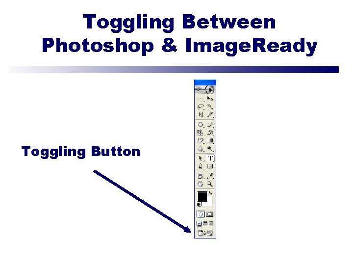 Toggling Between Photoshop & Image. Ready Toggling Button 