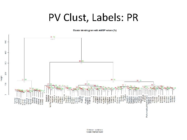 PV Clust, Labels: PR 