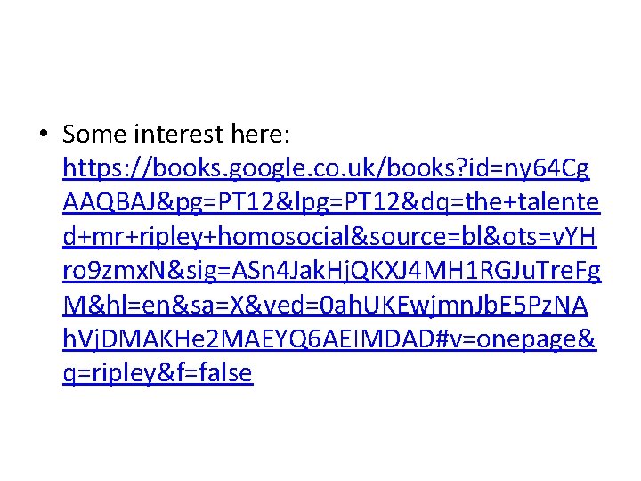  • Some interest here: https: //books. google. co. uk/books? id=ny 64 Cg AAQBAJ&pg=PT