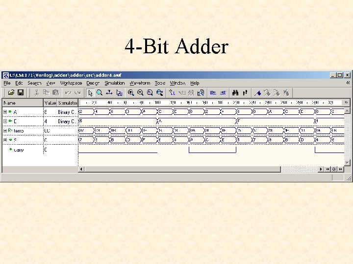 4 -Bit Adder 4 -Bit Adder