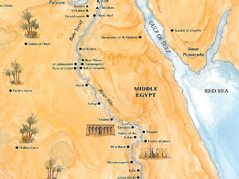 Egypt Map 