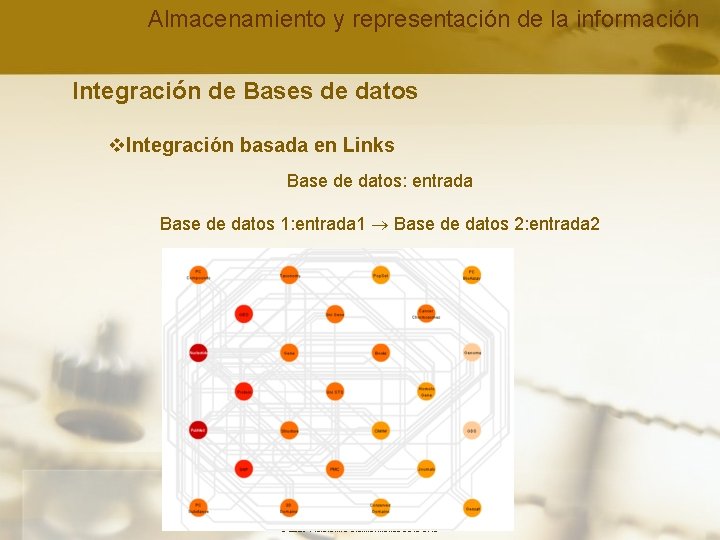 Almacenamiento y representación de la información Integración de Bases de datos v. Integración basada