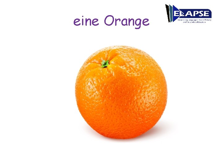 eine Orange 