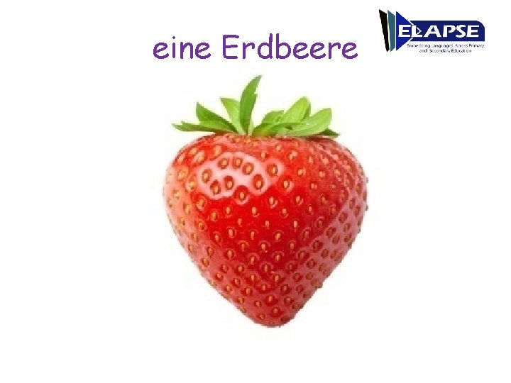 eine Erdbeere 