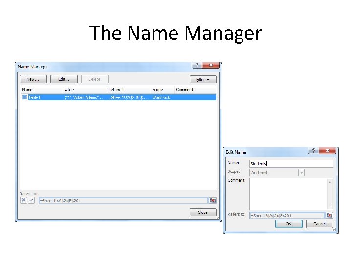 The Name Manager 
