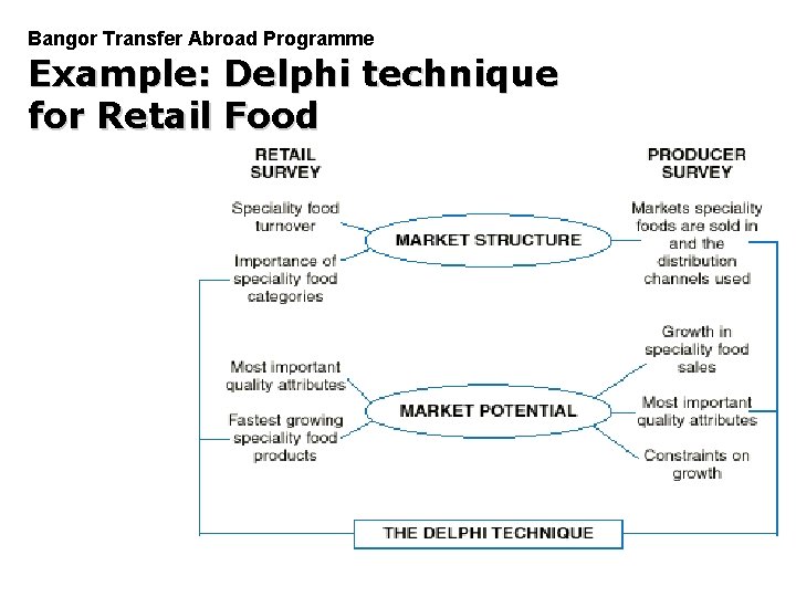 Bangor Transfer Abroad Programme Example: Delphi technique for Retail Food PGDM 