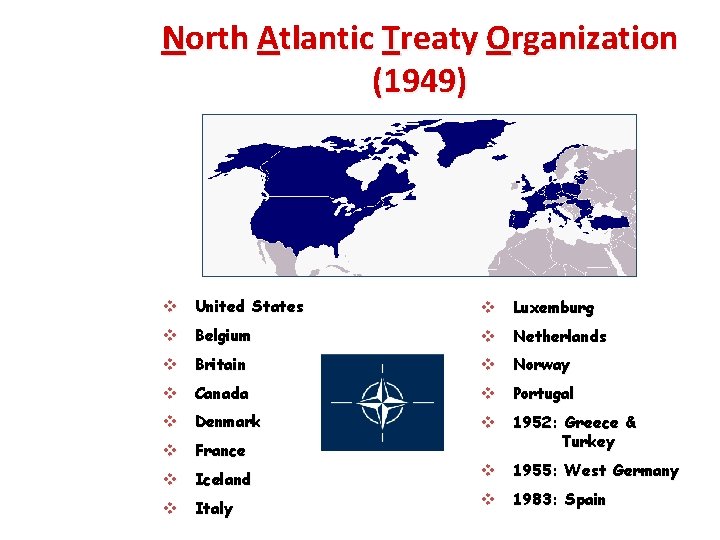 North Atlantic Treaty Organization (1949) v United States v Luxemburg v Belgium v Netherlands