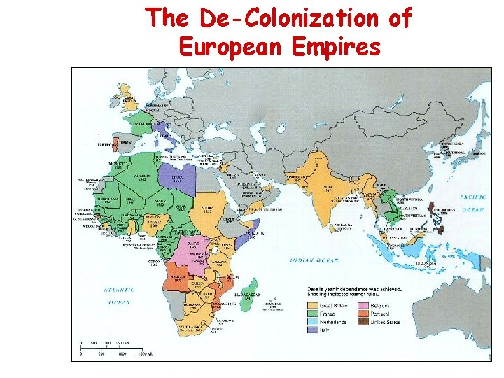The De-Colonization of European Empires 