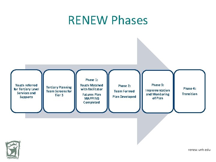 RENEW Phases Youth referred for Tertiary Level Services and Supports Tertiary Planning Team Screens