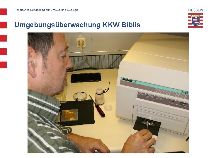 Hessisches Landesamt für Umwelt und Geologie Umgebungsüberwachung KKW Biblis 