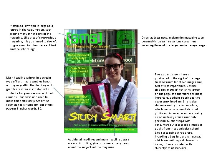 Masthead is written in large bold letters in the colour green, seen around many