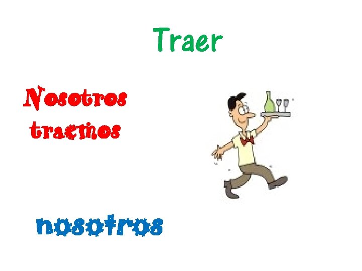 Traer Nosotros traemos nosotros 